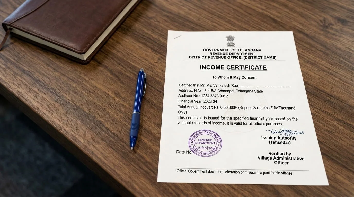 Income Certificate — photo 2